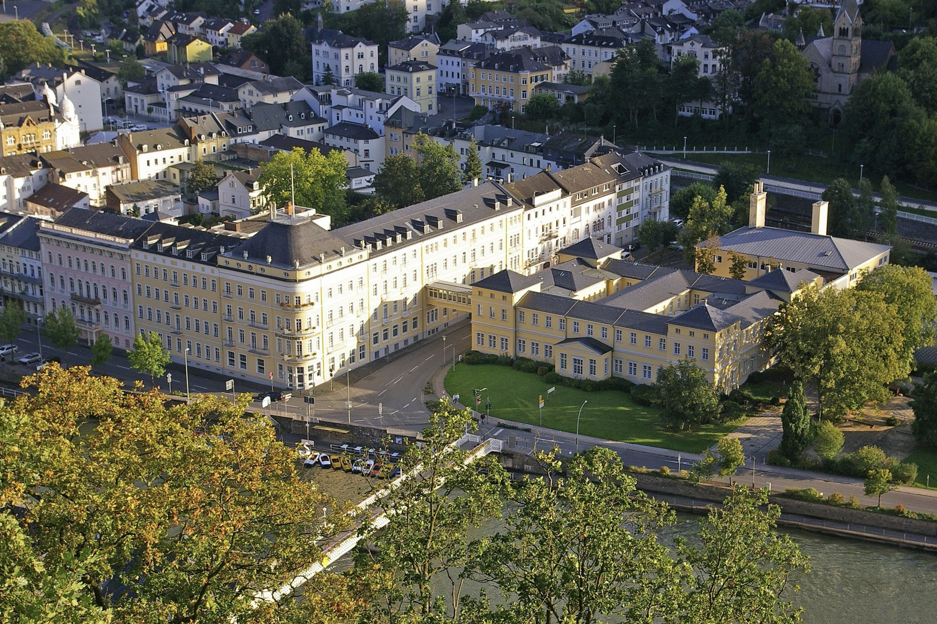 Luftaufnahme des Statistischen Landesamtes in Bad Ems