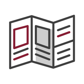 Faltblätter und Broschüren